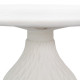 Ivory Round Concrete Indoor Outdoor Coffee Table